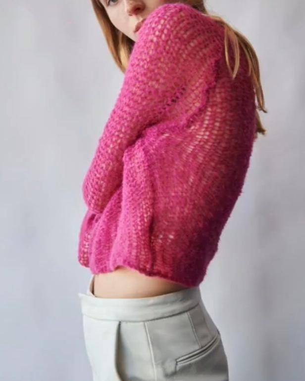 ALPACA CABLE KNIT SWEATER
