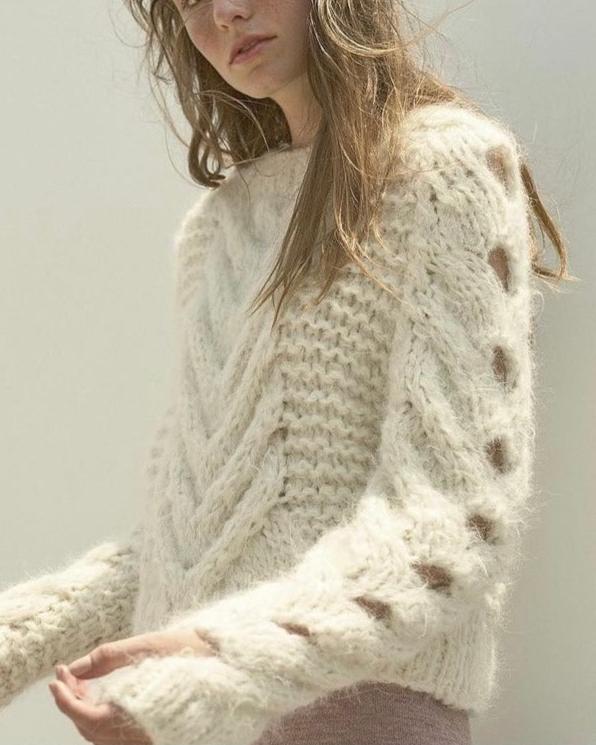 ALPACA KNIT WOOL SWEATER JUMPER