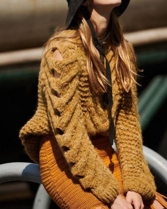 ALPACA KNIT WOOL SWEATER JUMPER