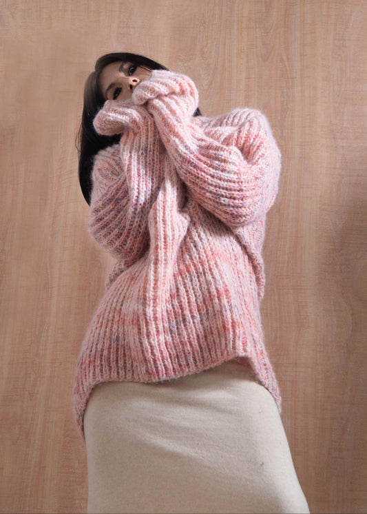 Chunky Knit Alpaca Sweater Dress | Oversized Jumper, Sustainable Clothing