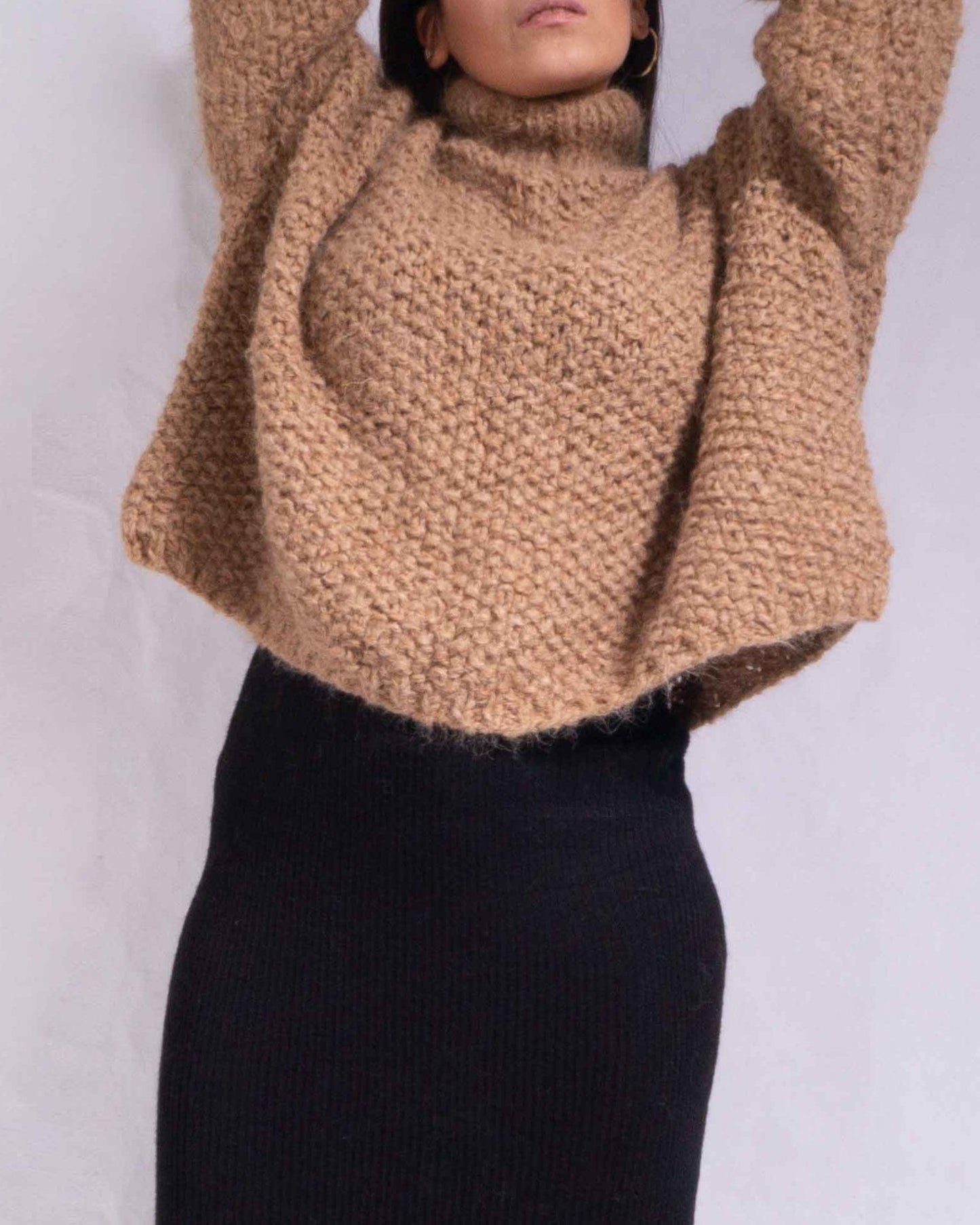 NEW Oversized knit alpaca wool sweaters women| Plus size slouchy knit Sweater| chunky knit sweater women| Fluffy alpaca sweaters| by SONQO