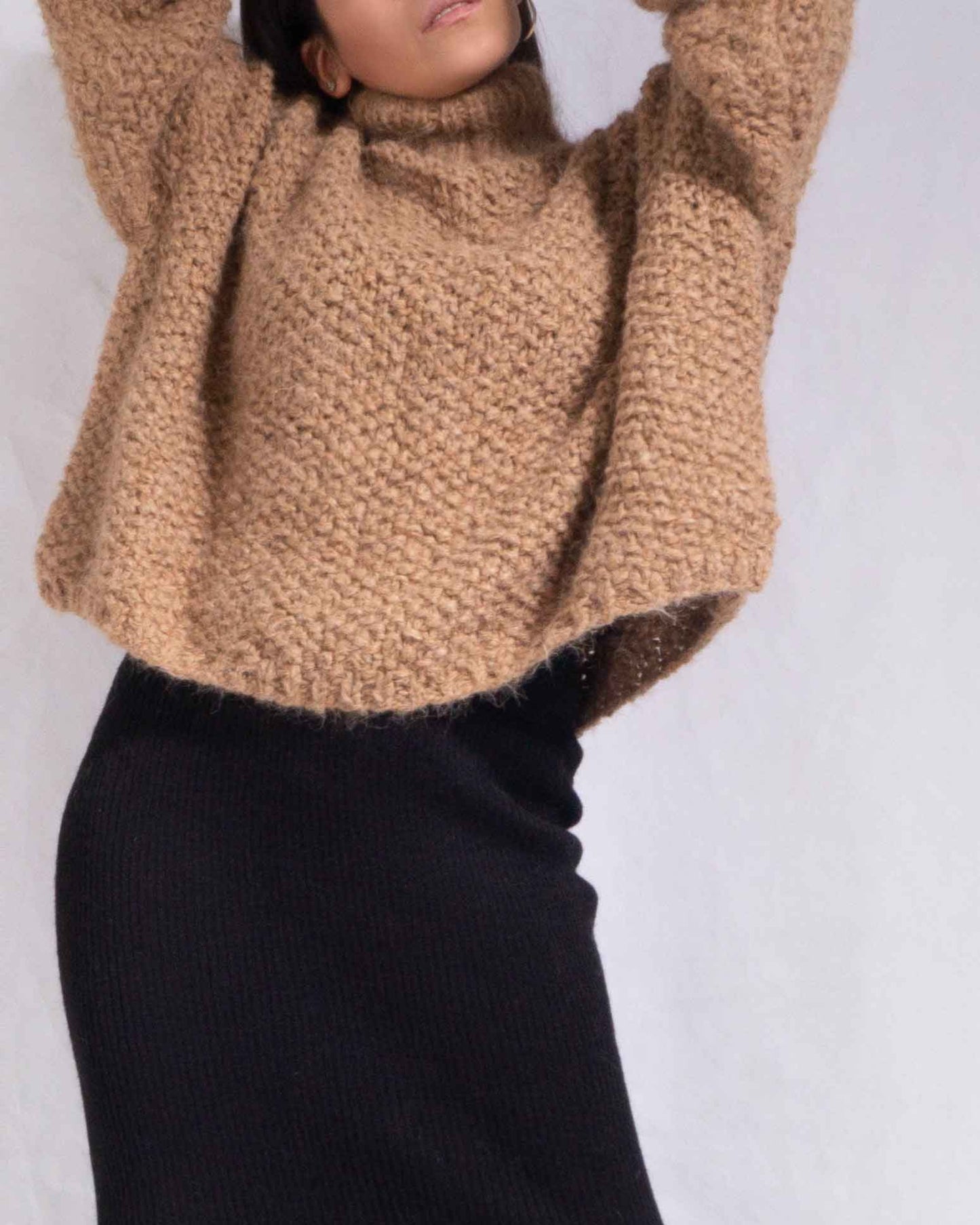 NEW Oversized knit alpaca wool sweaters women| Plus size slouchy knit Sweater| chunky knit sweater women| Fluffy alpaca sweaters| by SONQO