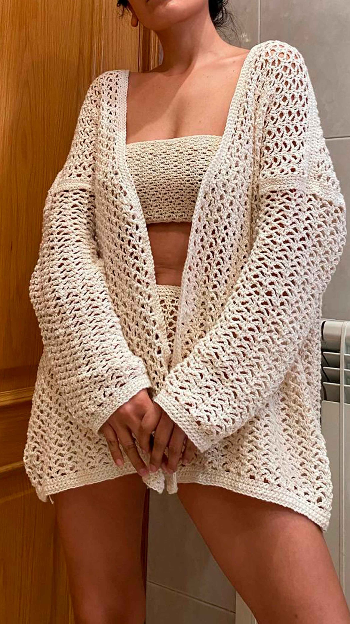 ECO COTTON OVERSIZE CARDIGAN
