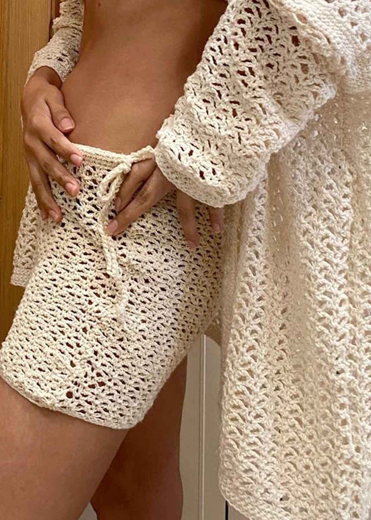 CROCHET ECO COTTON SHORT