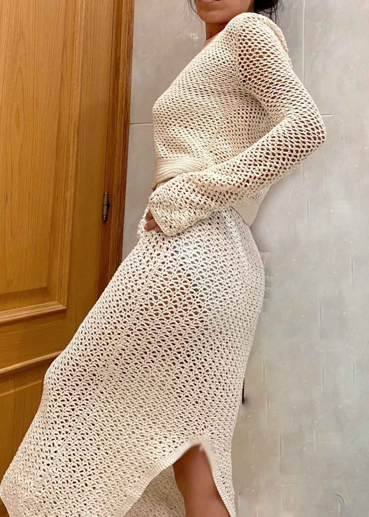 CROCHET ECO COTTON SKIRT