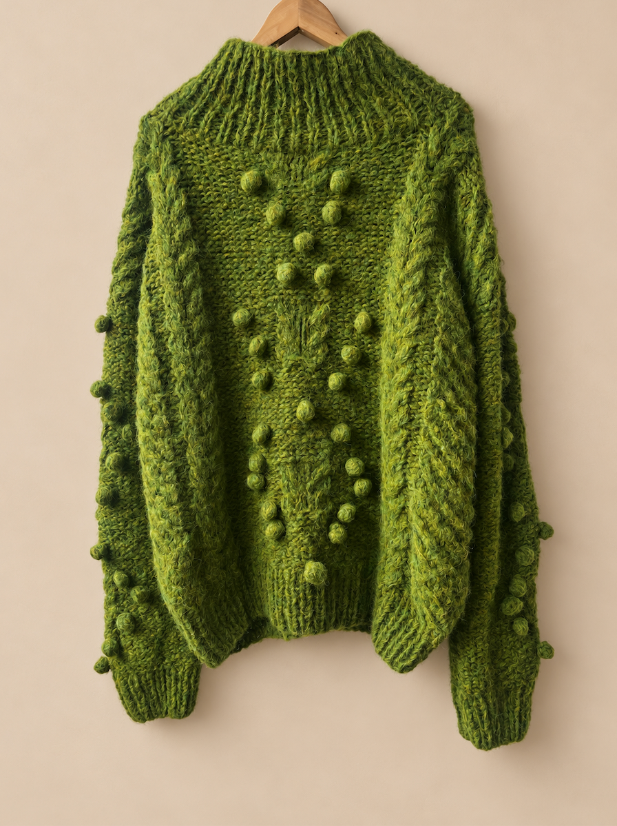 PACHA OVERSIZED KNIT ALPACA WOOL SWEATER – Ethical Craftsmanship
