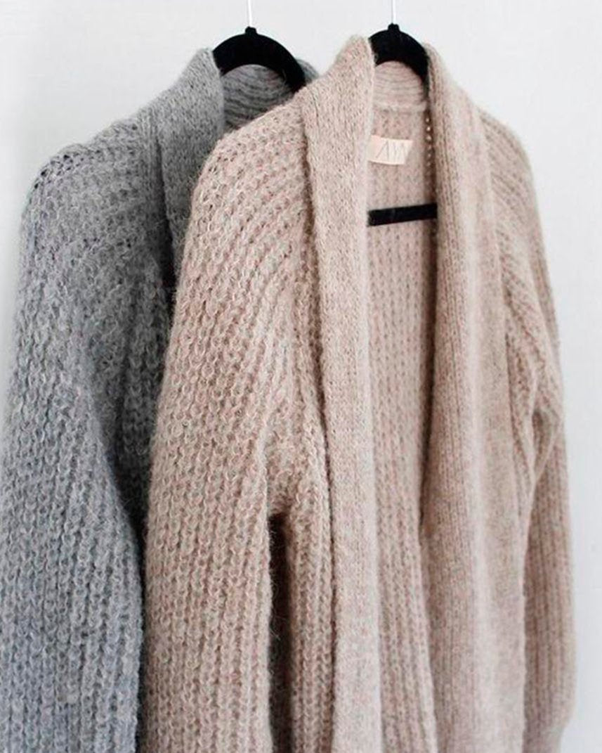 ALPACA WOOL OVERSIZED CARDIGAN
