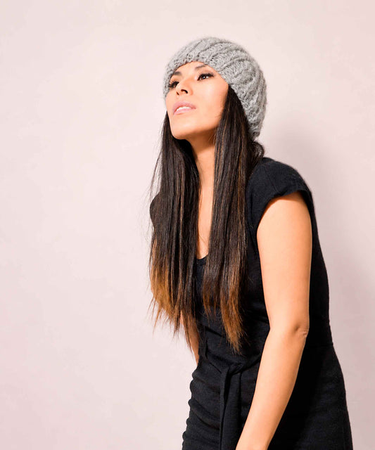 Knit Alpaca Beret | Handmade Winter Hat