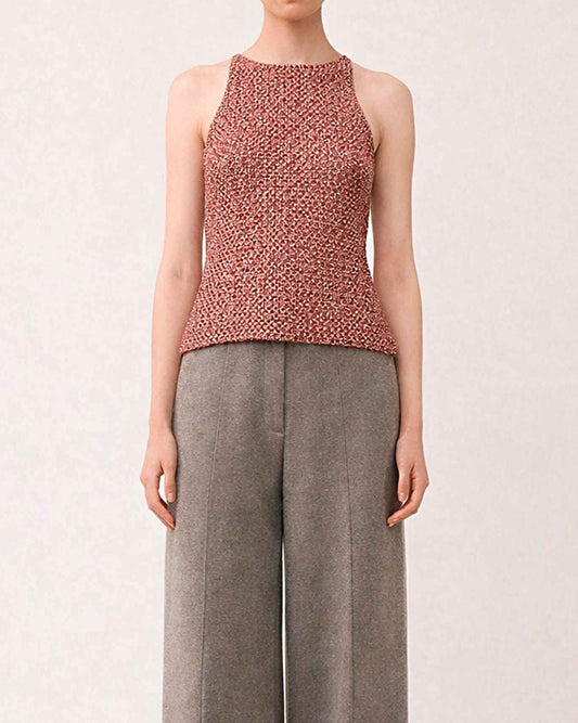 Crochet Eco Cotton Tank Top, Handmade Sleeveless Blouse