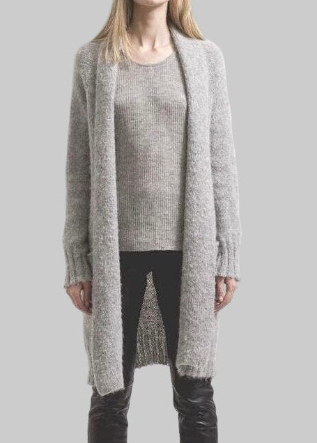 RUMI Handmade Alpaca Chunky Knit Cardigan | Oversized Winter Wrap