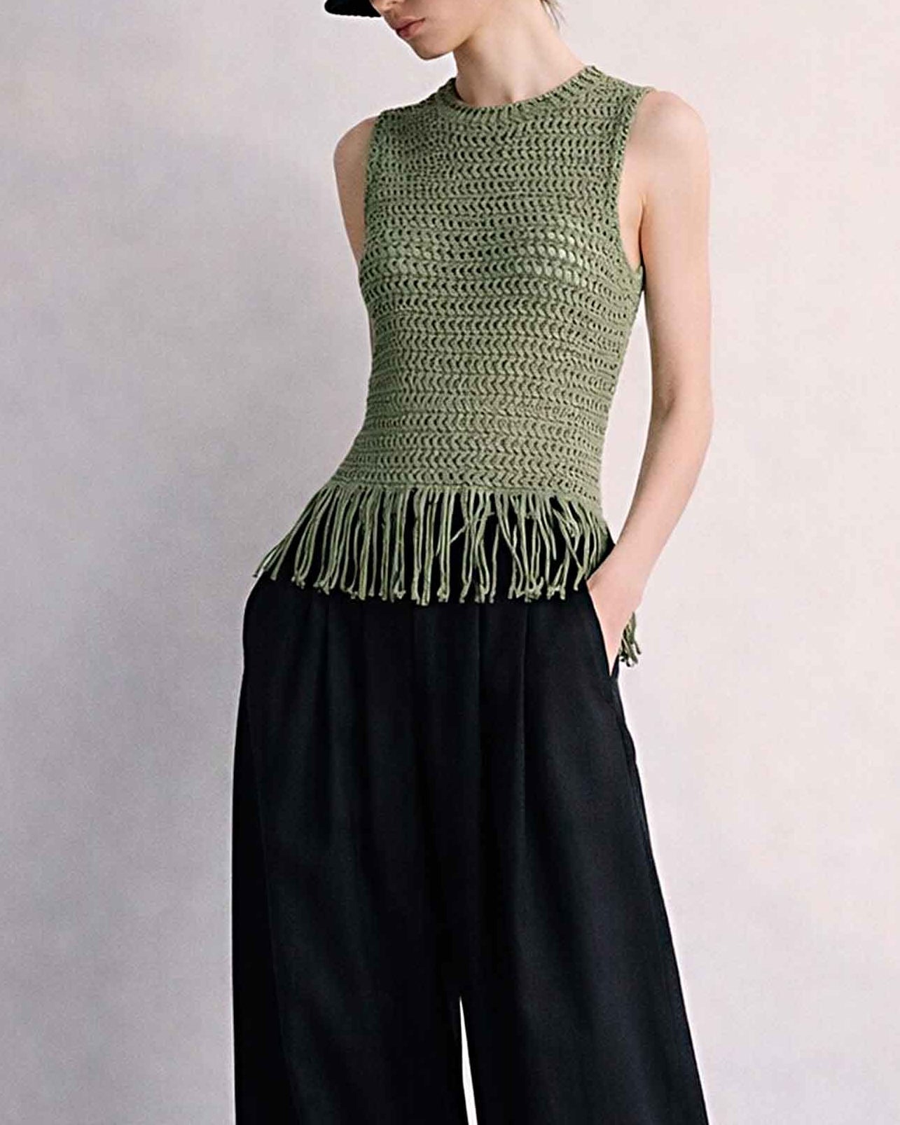 100% Peruvian Organic Cotton Tank Top – Sleeveless Blouse, Cocktail Top