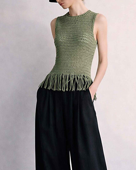 100% Peruvian Organic Cotton Tank Top – Sleeveless Blouse, Cocktail Top