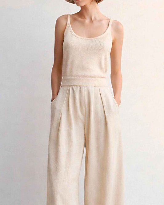 Organic Cotton Knit Tank Top | Sustainable Women's Wear