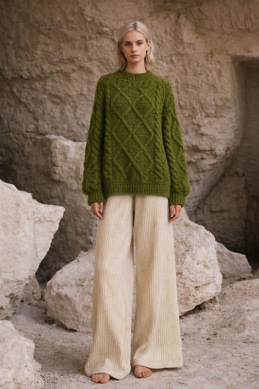 OVERSIZED ALPACA SWEATER – Ethical Craftsmanship