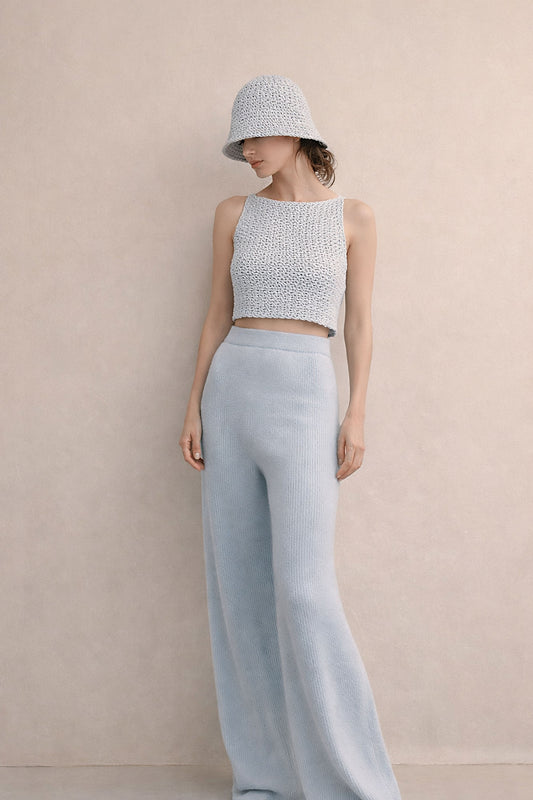 Organic Cotton Palazzo Pants | Wide Leg Culottes, Petite Fit