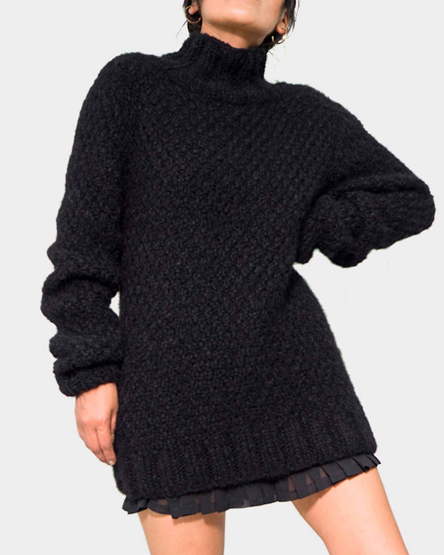 Chunky Slouchy knit pullover sweater