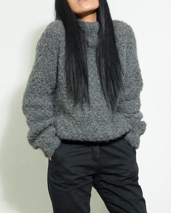TURTLENECK ALPACA WOOL SWEATER