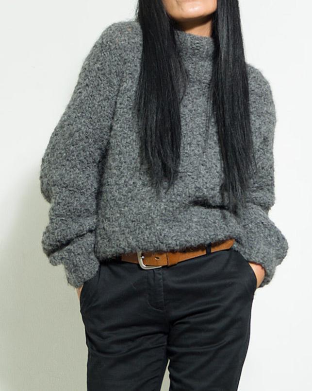 TURTLENECK ALPACA WOOL SWEATER