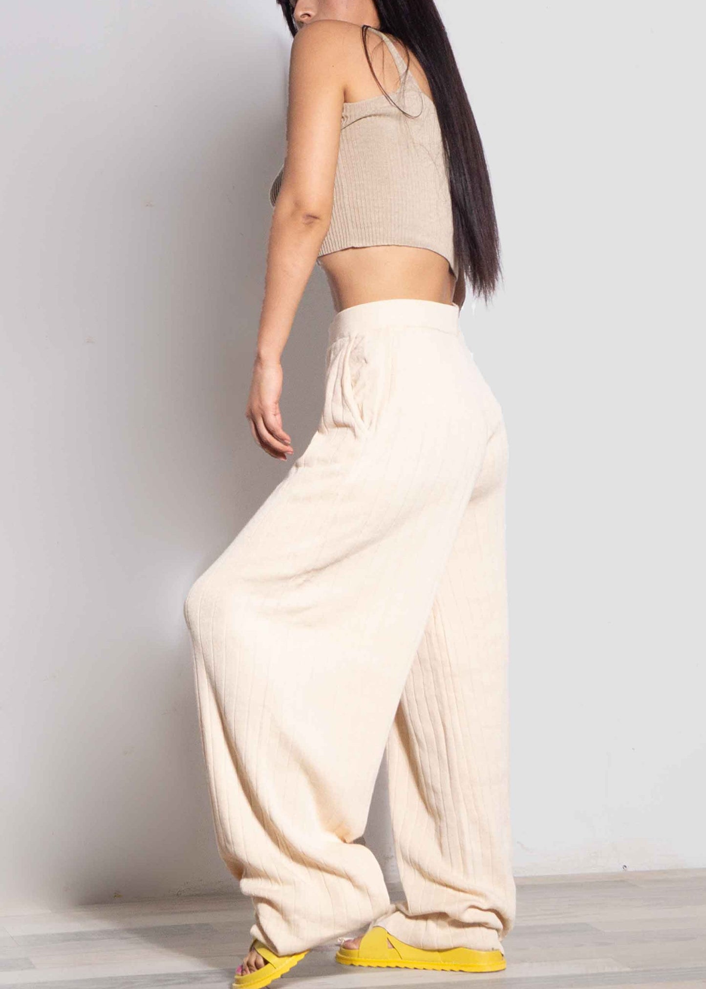 KIA LONG KNIT PANT - PARDO