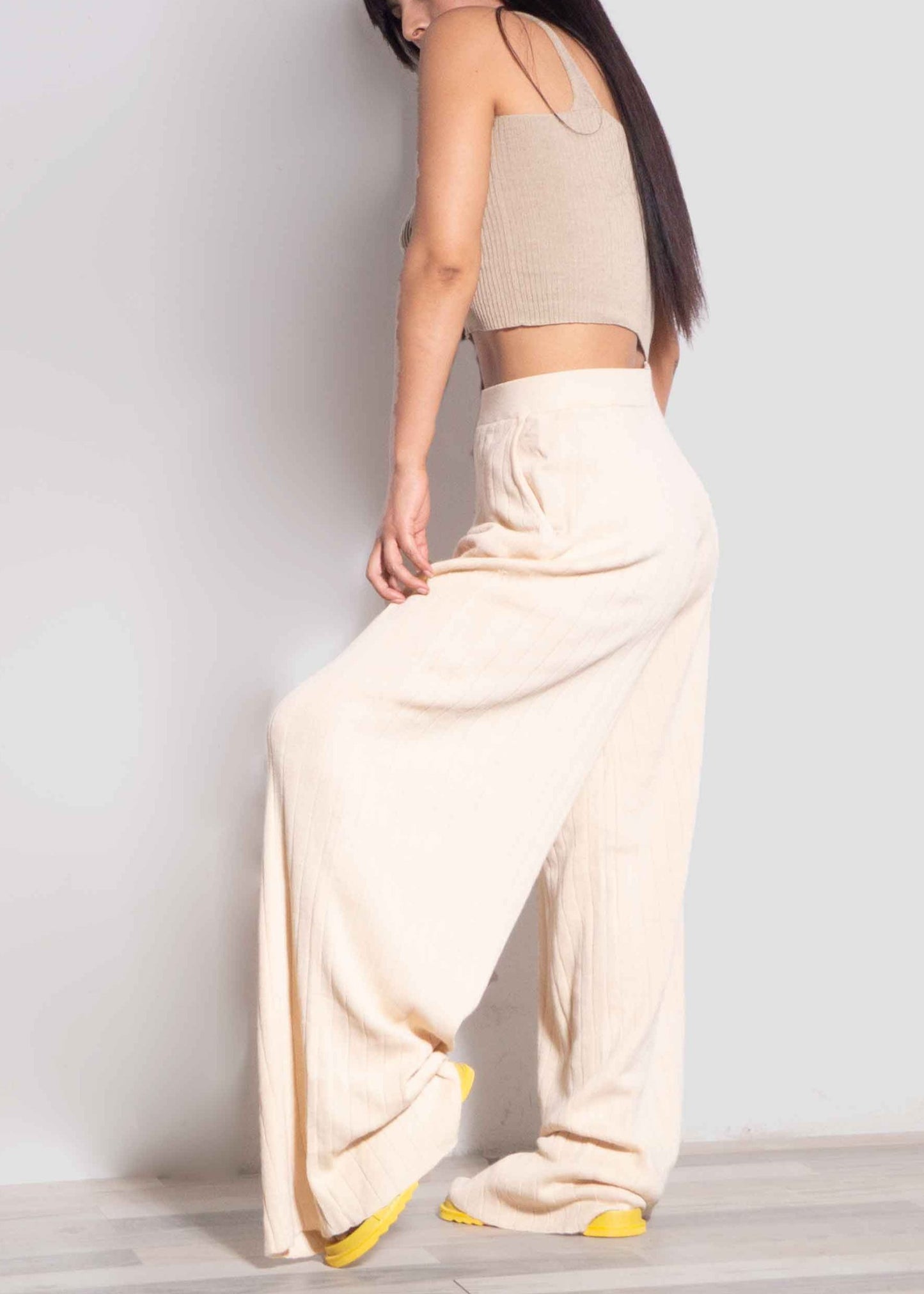 KIA LONG KNIT PANT - PARDO