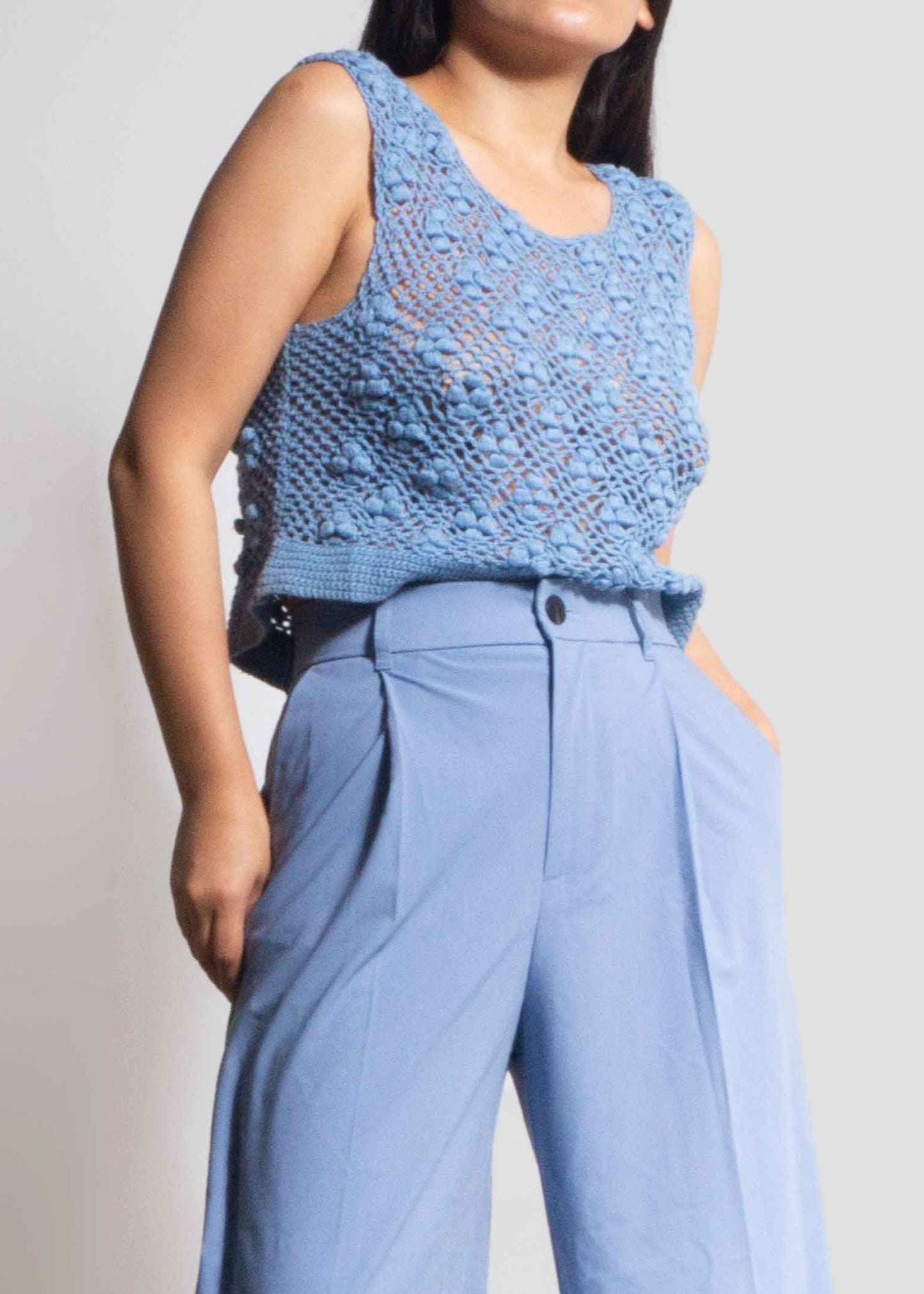 Crochet Tank organic cotton Top