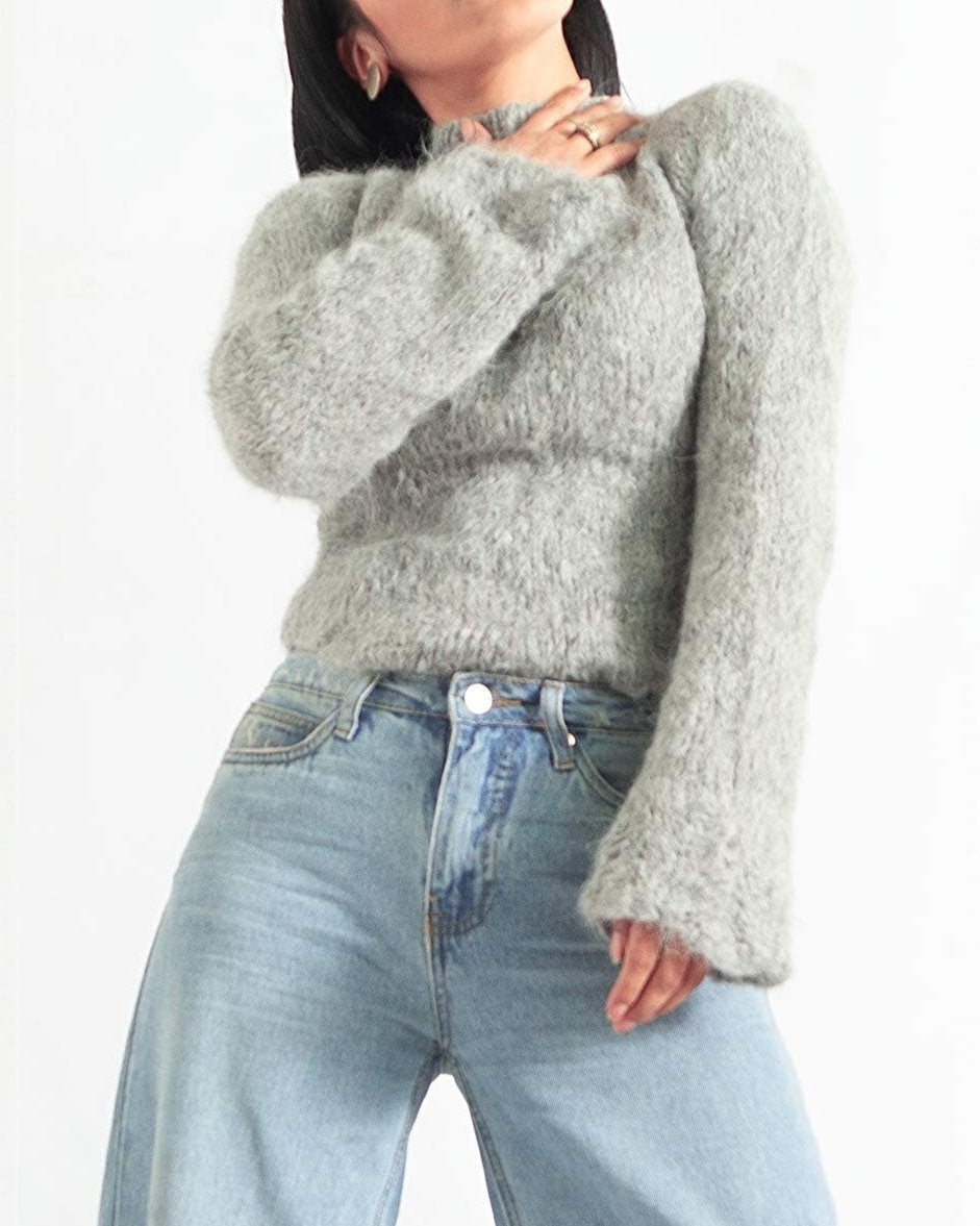 NEW knit alpaca pullover sweater top