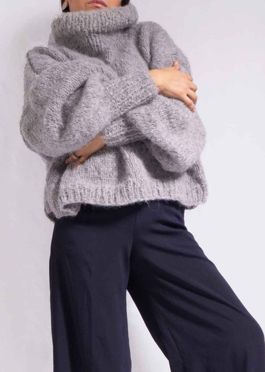Chunky knit alpaca jumper