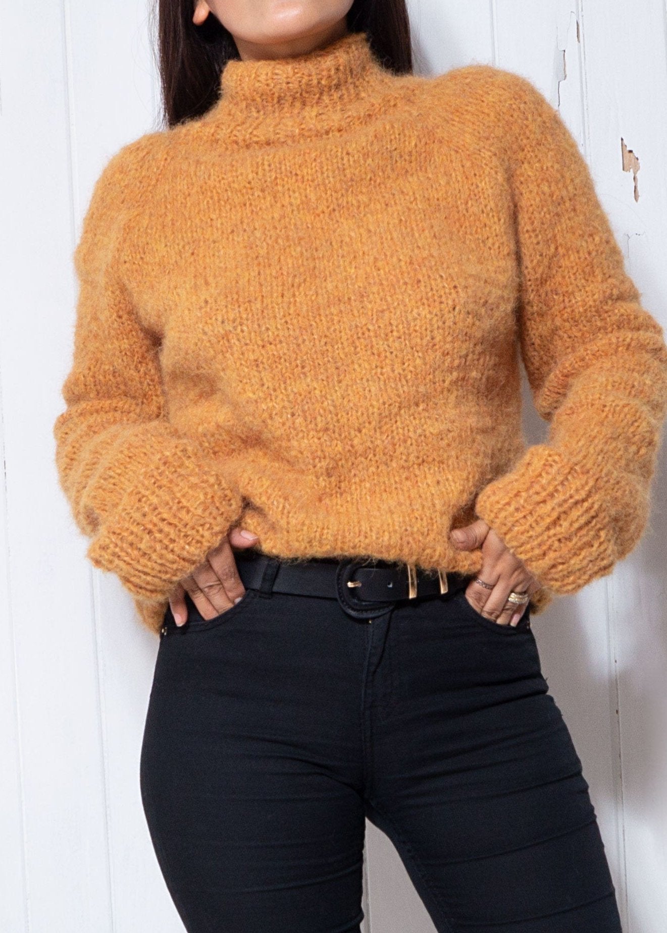 ALPACA SWEATER - YELLOW