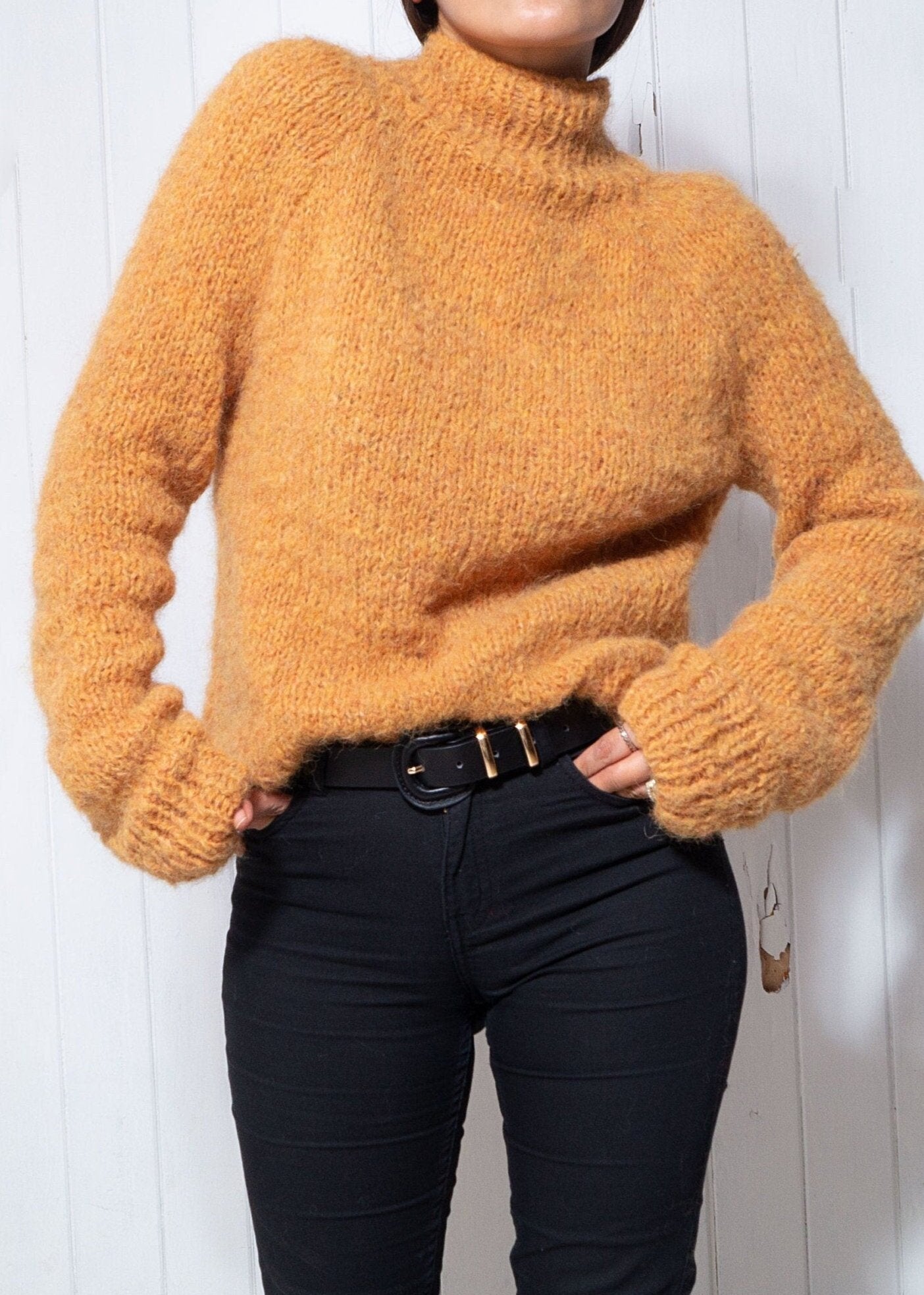 ALPACA SWEATER - YELLOW