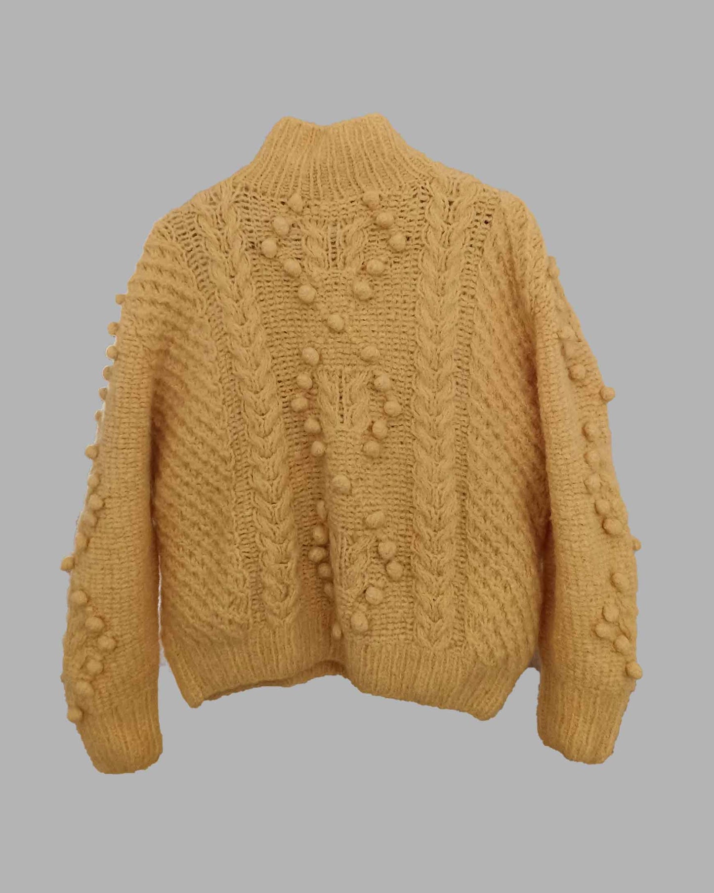 ALPACA CABLE KNIT SWEATER