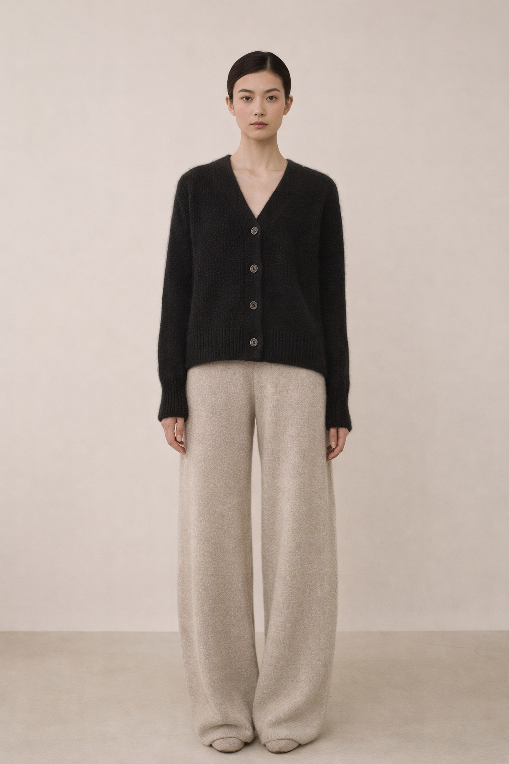 Hand Knit Suri Alpaca Cardigan | Short Sleeve Sweater Pullovers, Wrap Style, sustainable Clothing