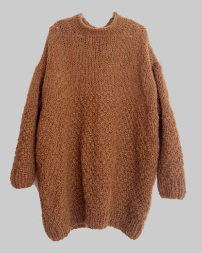 camel-chunky-alpaca-sweater-dress-peru