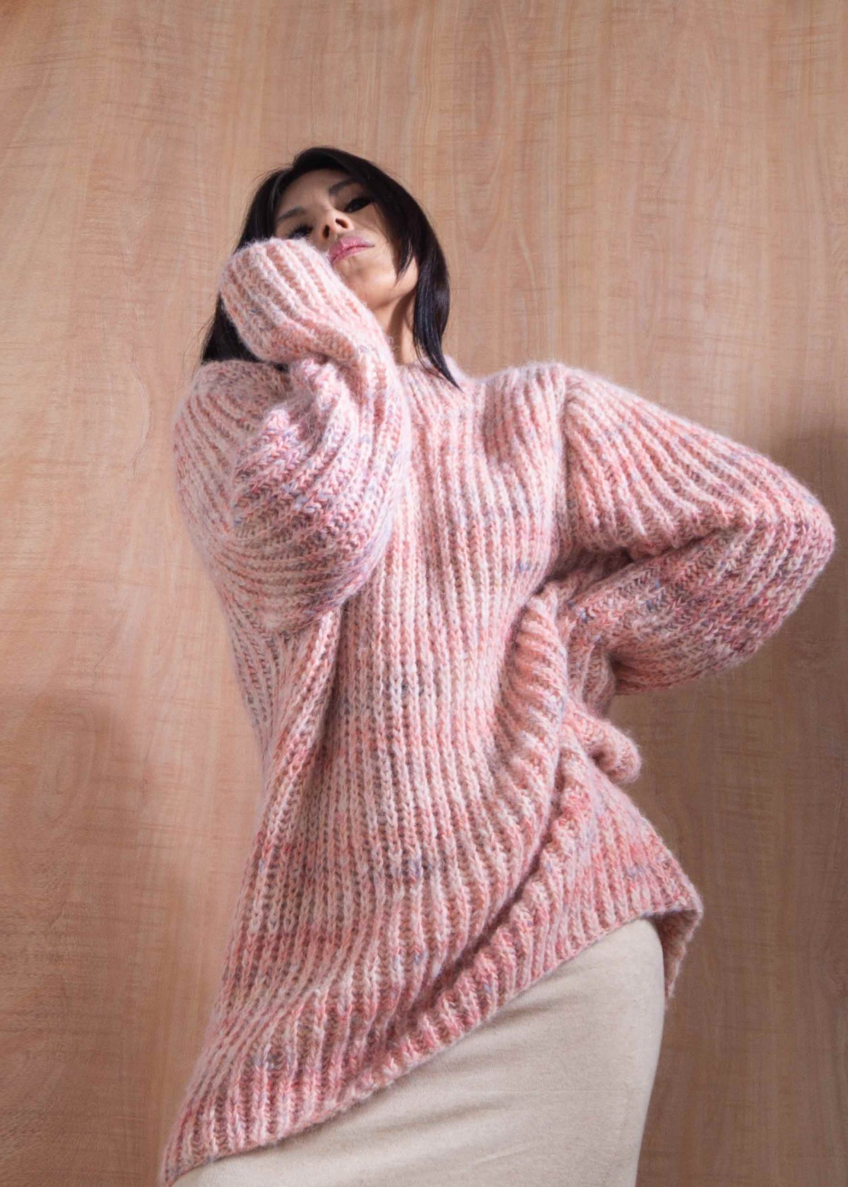 Chunky Knit Alpaca Sweater Dress | Oversized Jumper, Sustainable Clothing