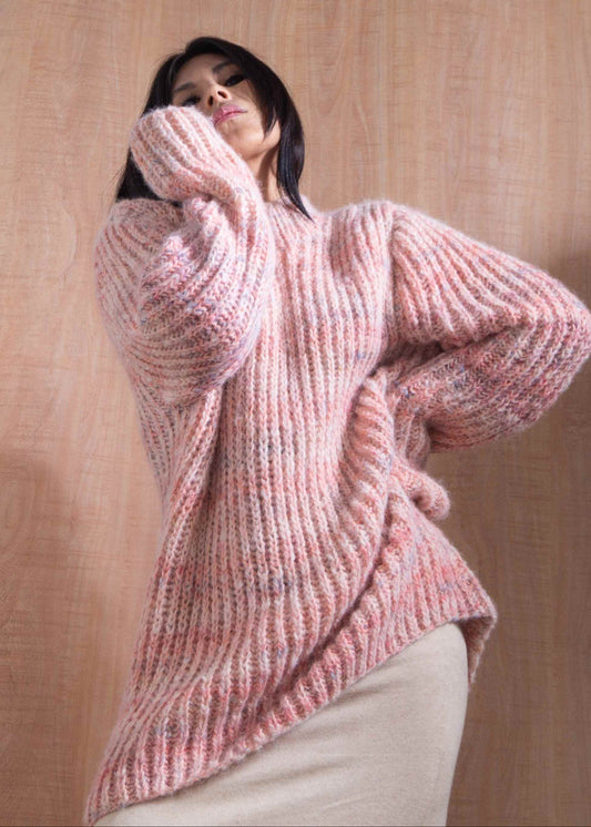 Chunky Knit Alpaca Sweater Dress | Oversized Jumper, Sustainable Clothing