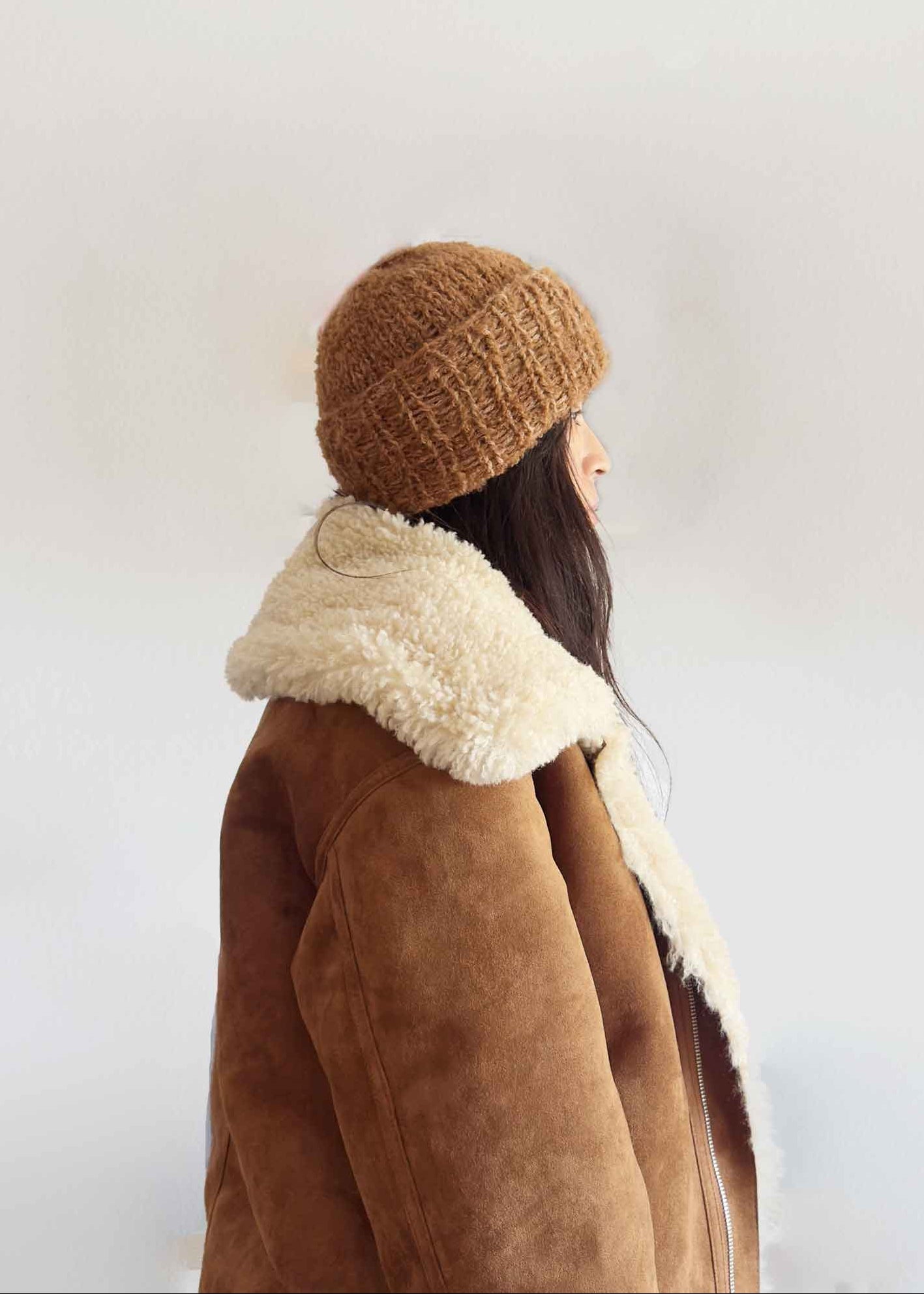 ALLPA Chunky knit Alpaca Beanie, Unisex Winter Knit Hat, Women's & Men’s Alpaca Knit Hat
