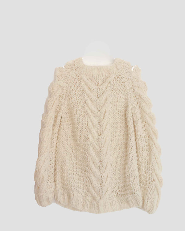 ALPACA KNIT WOOL SWEATER JUMPER