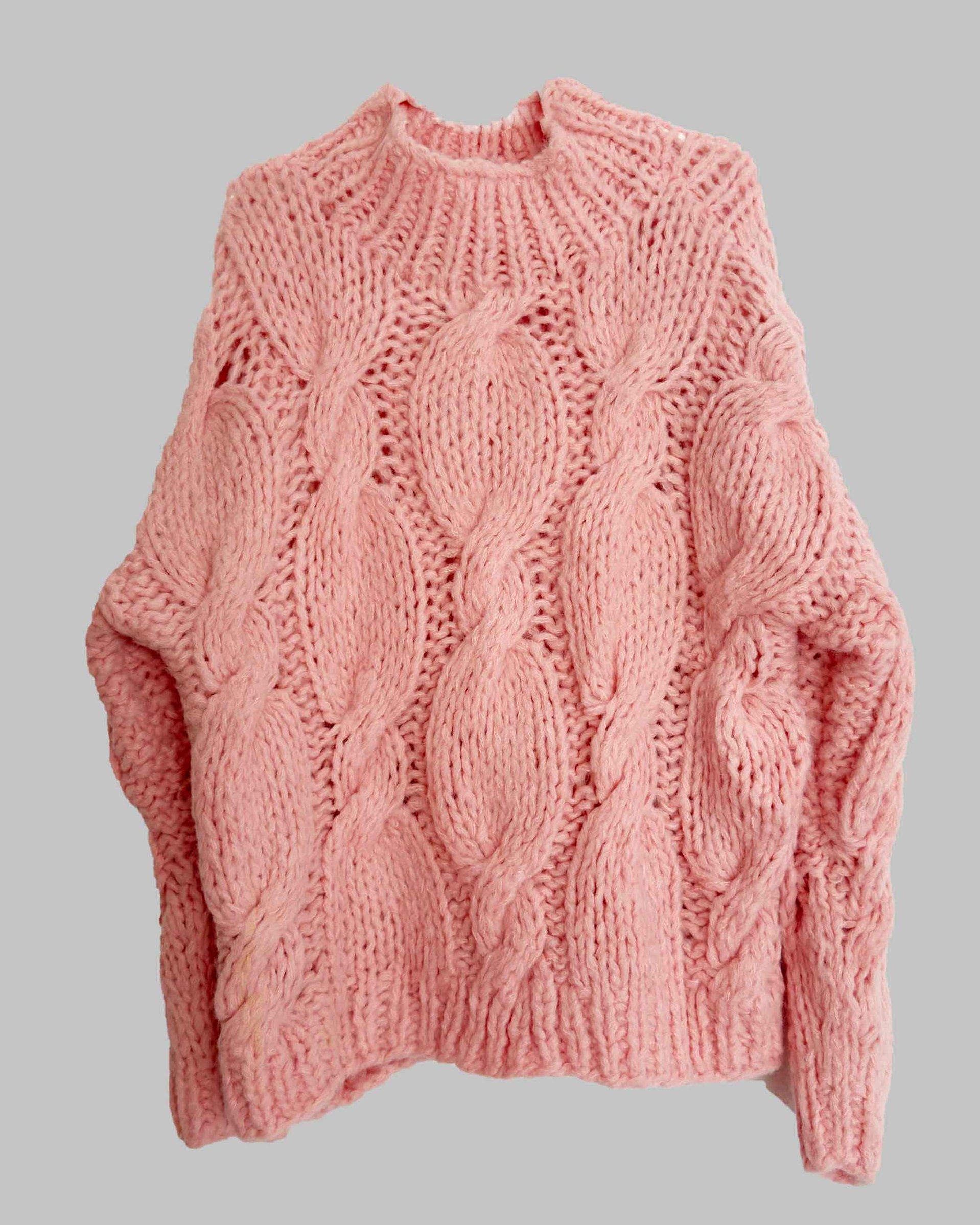 pink-chunky-alpaca-sweater-peru