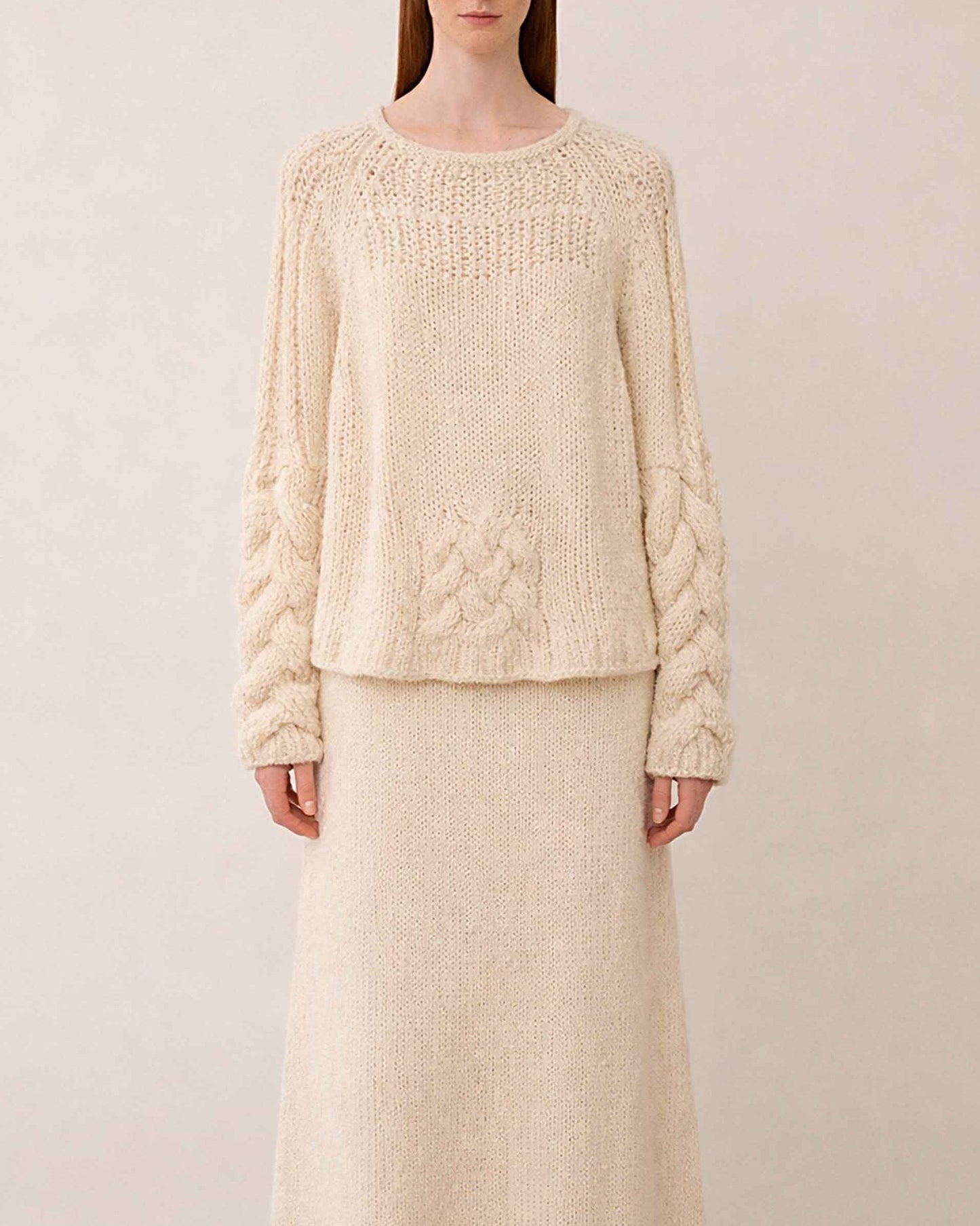 Handmade Alpaca Slouchy Knit Sweater Dress | Oversized Pullover