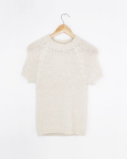 Handmade Cropped Knit Alpaca Sweater | Ethical Top