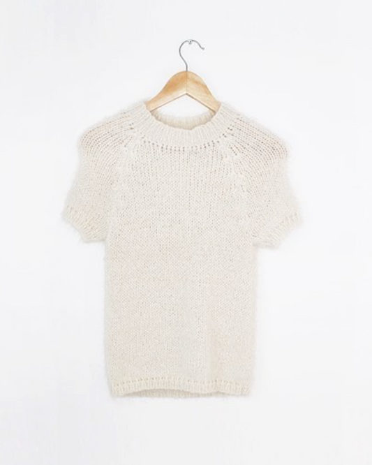 Handmade Cropped Knit Alpaca Sweater | Ethical Top