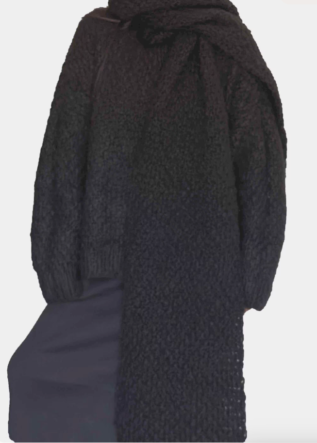 QASA Handmade Alpaca Knit Infinity Scarf and Slouchy Hat Set| Handmade in Peru