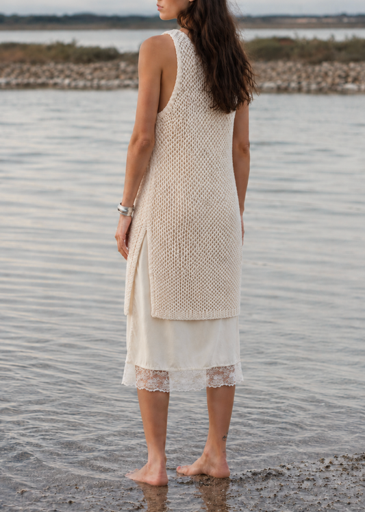 Chunky Knit Alpaca Sweater Dress, Oversized Wool Slouchy Wrap