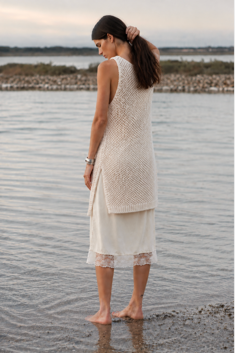 Chunky Knit Alpaca Sweater Dress, Oversized Wool Slouchy Wrap