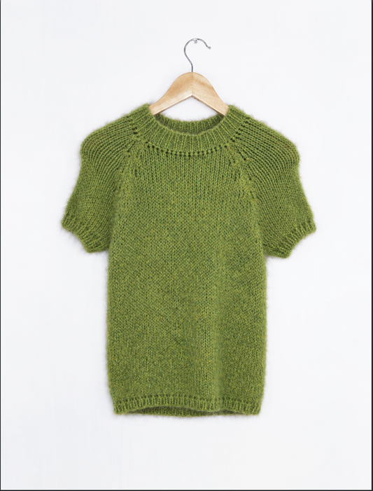 Handmade Cropped Knit Alpaca Sweater | Ethical Top