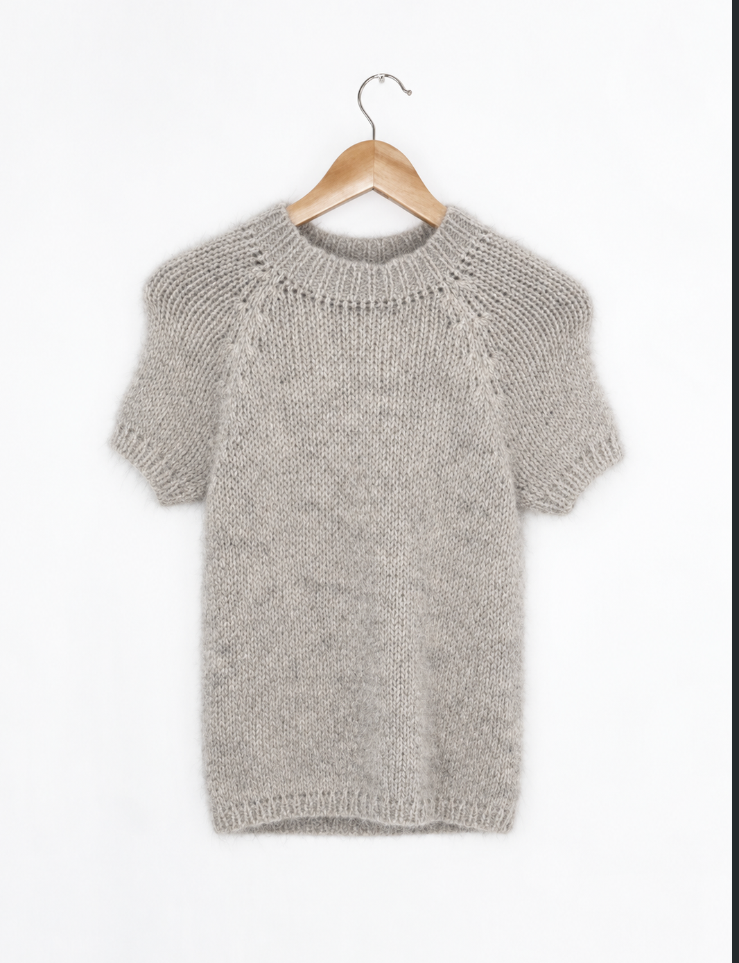 Handmade Cropped Knit Alpaca Sweater | Ethical Top