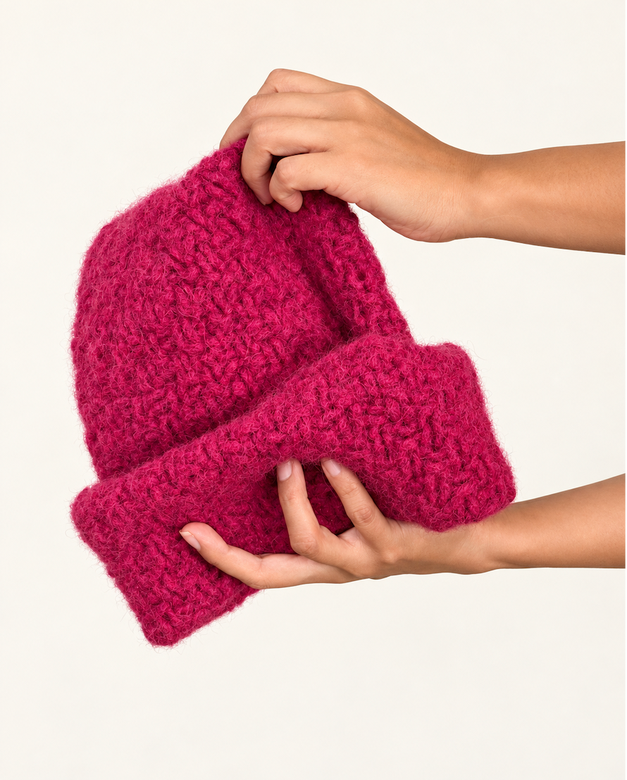 Chunky knit alpaca Beanie, Womens Winter Knit Hat, Men alpaca Knit Hat, Fluffy Alpaca Beanie, Soft Knit Alpaca| Slouchy knit Alpaca Hat