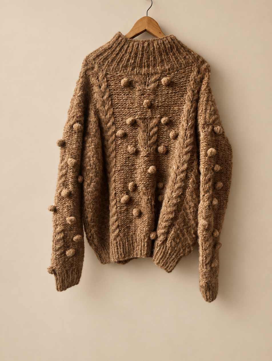 URQU OVERSIZED KNIT ALPACA WOOL SWEATER – Ethical Craftsmanship
