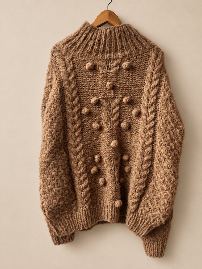 URQU OVERSIZED KNIT ALPACA WOOL SWEATER – Ethical Craftsmanship