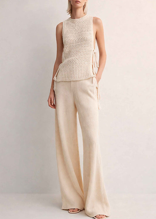 Handmade Crochet Pima Cotton Tank Top | Sleeveless Boho Chic