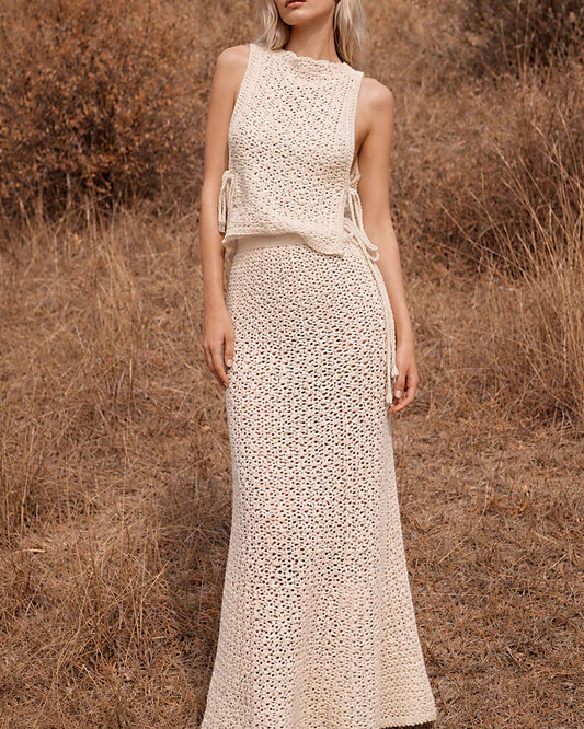 CROCHET ECO COTTON SKIRT